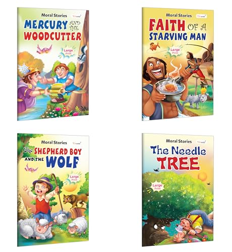 Meercury And The Woodcutter, Faith Of A Starving Man, The Shepherd Boy And The Wolf And The Needle Tree  Moral Stories :Early 