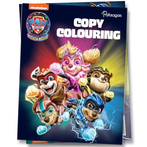 PAW Patrol Copy Colouring | PAW Patrol The Mighty Movie | Colouring books for kids | PAW Patrol new movie books