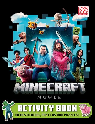 A Minecraft Movie: Activity Book: Go on an adventure through the worlds of A Minecraft Movie with this official activity book  p