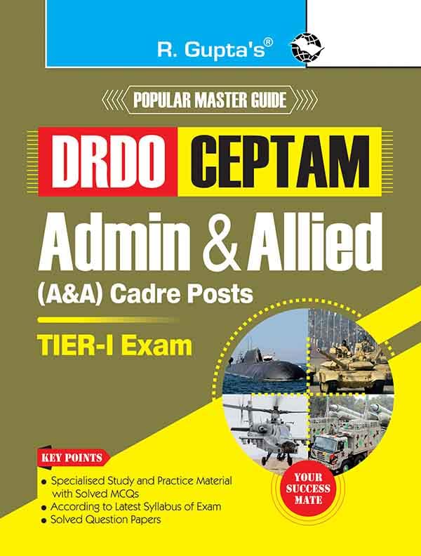 DRDOCEPTAM: Admin & Allied (A&A) Cadre Posts (TierI) Exam Guide