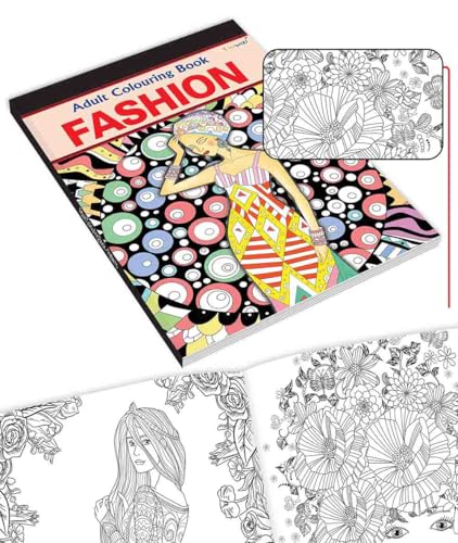 Fashion  Adult Colouring Book : Coloring Book for Adults, Relaxing Art Coloring, Art book for relaxation