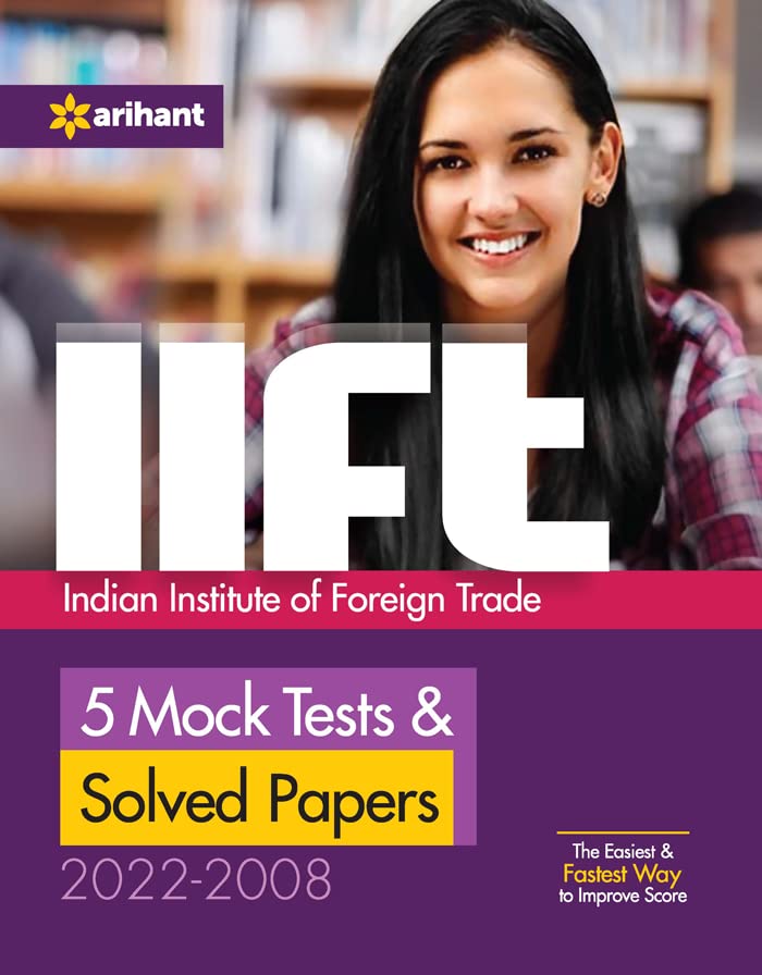 IIFT Indian Institute Of Foregin Trade 5 Mock Tests & Solved Papers (20222008)