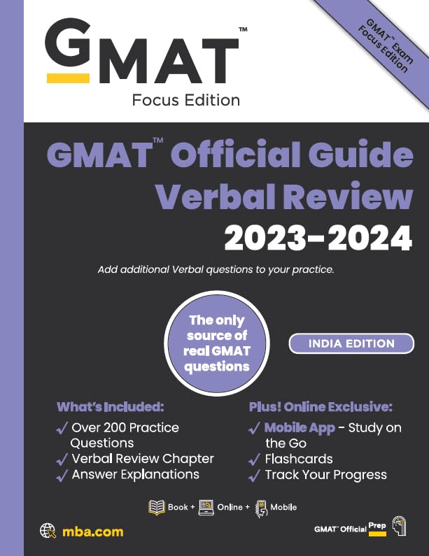 GMAT Official Guide Verbal Review 2023  2024