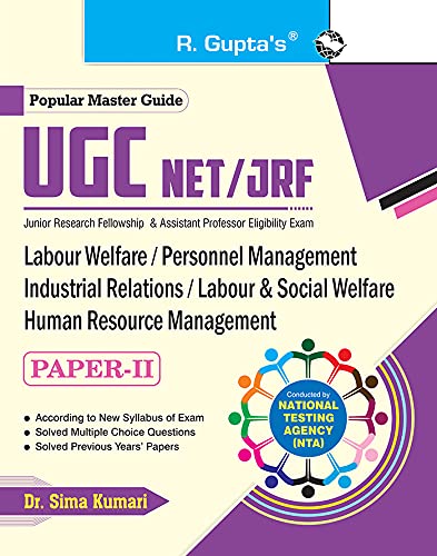 NTAUGCNET/JRF: Labour Welfare/Personnel Management/Industrial Relations/Labour & Social WelfareHRM (PaperII) Exam Guide