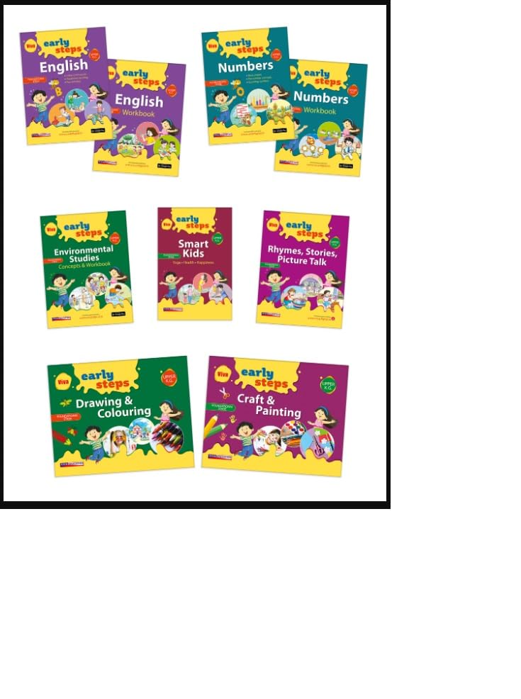Early Steps Set: Upper KG, Set of 10 Books