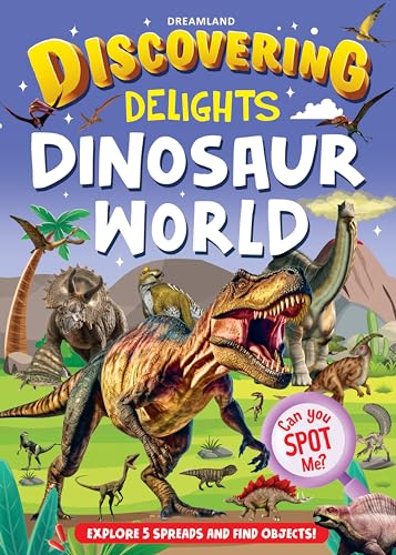 Dinosaur World Flap Book for Kids Age 410 Years  Travel Back in Time, Explore Prehistoric Adventures, Hidden Picture Challenges