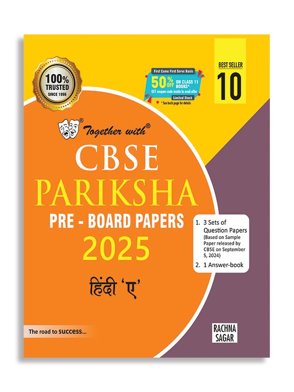 Together with CBSE Class 10 Hindi A Pariksha PreBoard Papers for Exam 2025