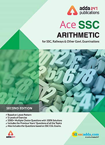 Arithmetic (Quant) Book For Ssc Cgl, Chsl, Cpo And Other Govt. Exams (English Printed Edition)