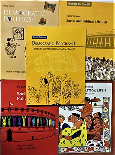 Ncert Textbooks Political Science 6Th To 10Th In English Medium (Political Science) Combo 202526 Edition