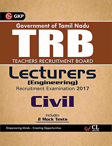 Trb Teachers Recruitment Board Lecturers (Engineering) Civil 2017
