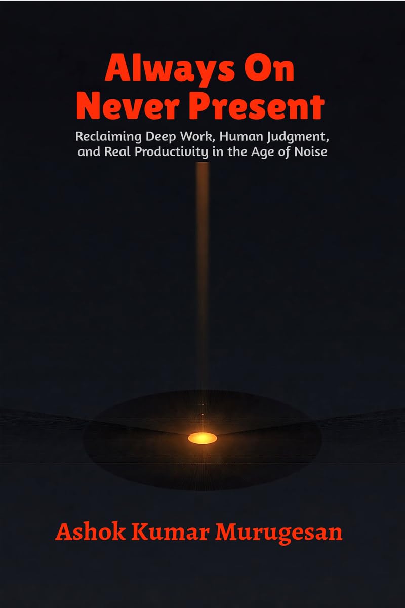 Always On Never Present: Reclaiming Deep Work, Human Judgment, and Real Productivity in the Age of Noise