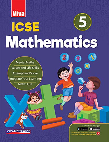 ICSE Mathematics  5, 2019 Ed.