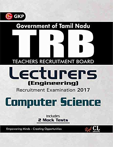 Trb Teachers Recruitment Board Lecturers (Engineering) Computer Science 2017