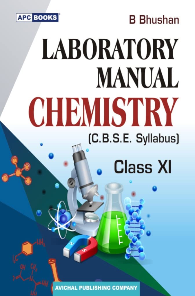 Laboratory Manual Chemistry Class Xi  Cbse Year 20242025