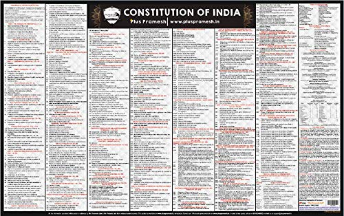 Constitution Of India Chart by Plus Pramesh