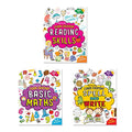 Learn Everyday Books Pack for Kids Age 5+ | Set of 3 Activity Books: Reading Skills, Spell & Write, Basic Maths | Fun Educationa