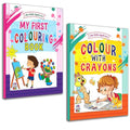 My First Colouring Book For Kids + Colour With Crayons  Perfect Gift to Children, Drawing and Coloring Activity, Animal, Flower