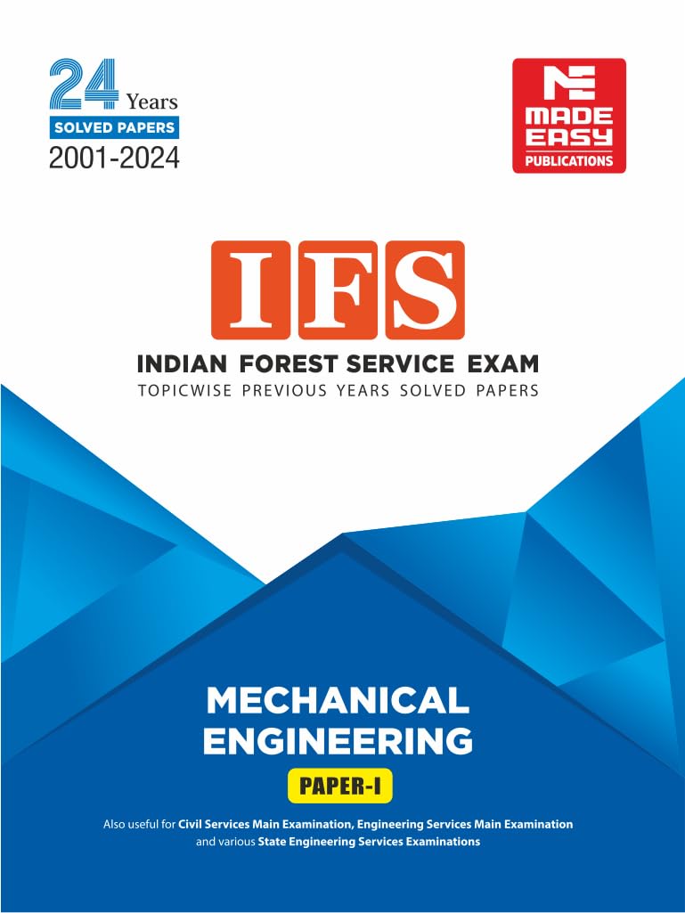 IFS Mains 2025: Mechanical Topicwise Previous Year Solved Paper1