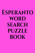 Esperanto word search puzzle book