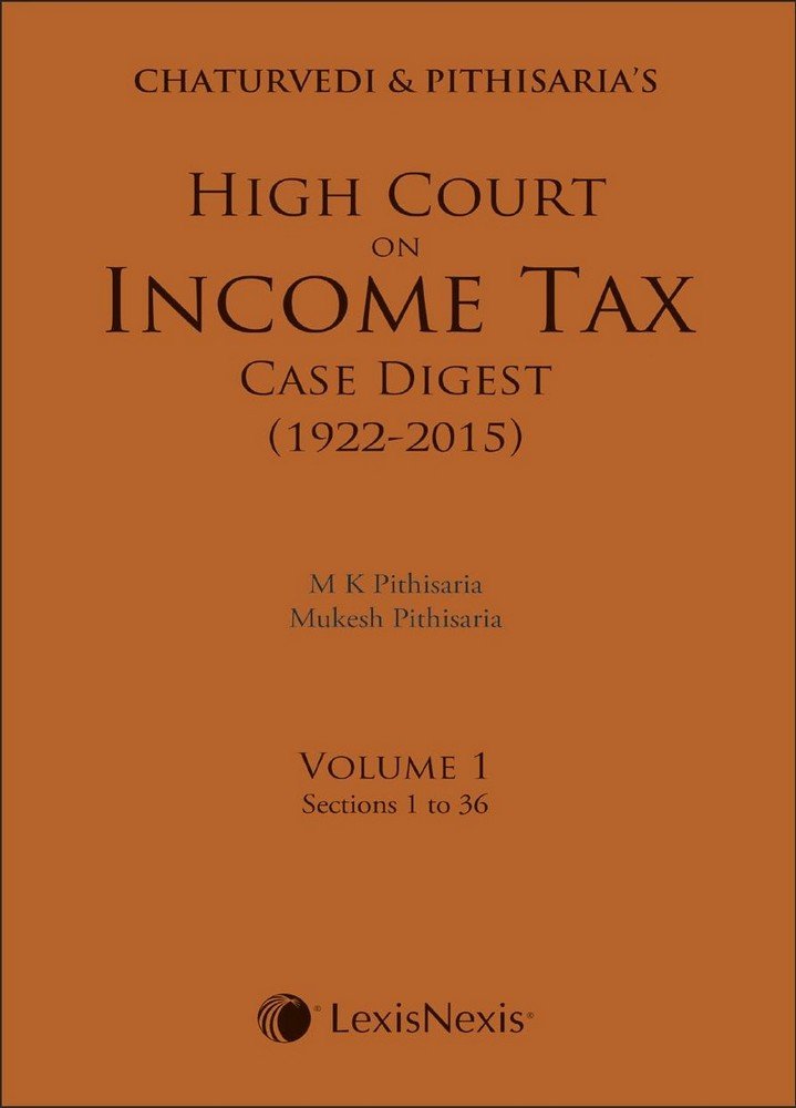 High Court On Income Tax Case Digest (19222015)