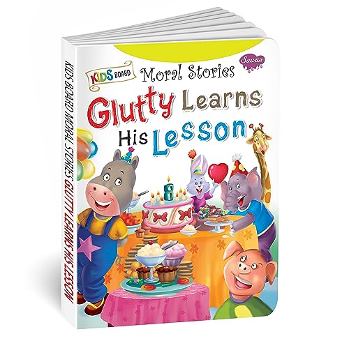 Glutty Learns his Lesson | Kids Board Moral Story Book for kids By Sawan