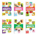 My First Book of Fruits, Birds, Flowers, Vegetables, Sea Animals and Insects : Interactive book for kids, exploration books for