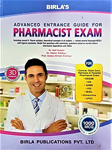 BirlaS Advanced Entrance Guide For Pharmacist Exam