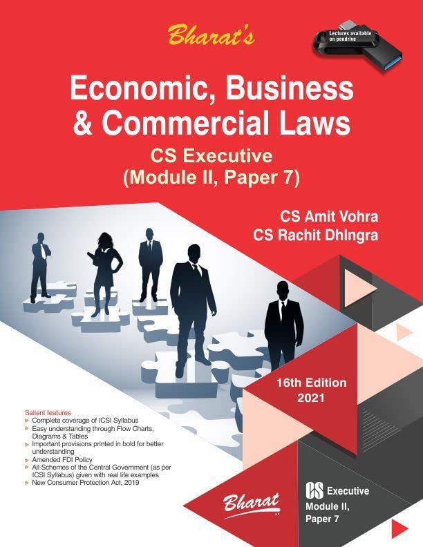 Economic, Business & Commercial Laws [CS Executive (Module II, Paper 7)]