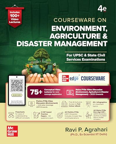 Environment, Agriculture & Disaster Management Courseware, 4e for UPSC 2026 by Dr Ravi P. Agrahari | Solved Previous Years Que