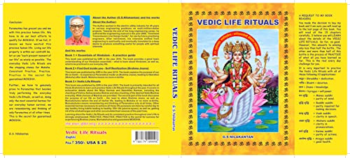 Vedic Life Rituals  English & Sanskrit | A Comprehensive Guide to the Hindu Religion for Refresh Your Mind, Body, Spirit and Pr