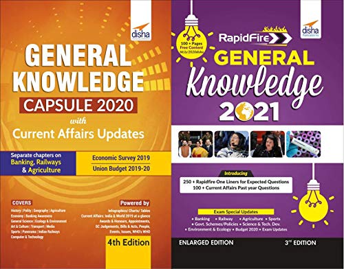 General Knowledge Capsule 2020 With Rapid General Knowledge 2021 Combo For Upsc/ State Pcs/ Ssc/ Banking/ Bba/ Mba/ Railways/ De