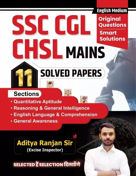 Ssc Cgl Chsl Mains 11 Solved Papers By Aditya Ranjan Sir || Tcs Pyqs With Detailed Explanation || Cgl Chsl Mains || English Medi