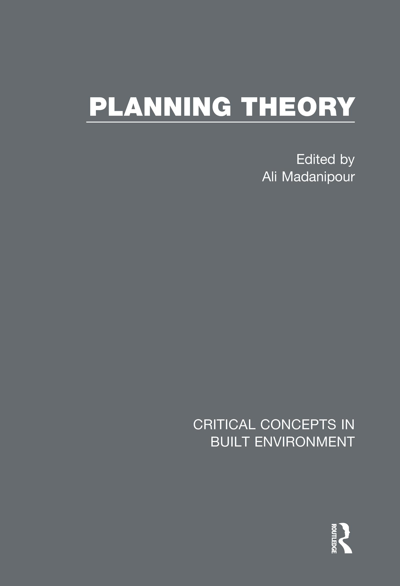 PLANNING THEORY, 4 VOLUMES SET