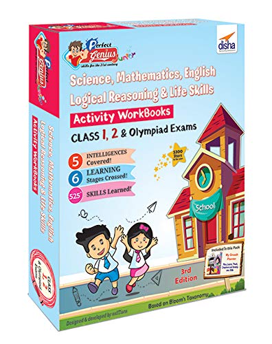 Perfect Genius Junior Activity Workbooks For Science, Mathematics, English, Logical Reasoning & Life Skills For Class 1, 2 & Oly