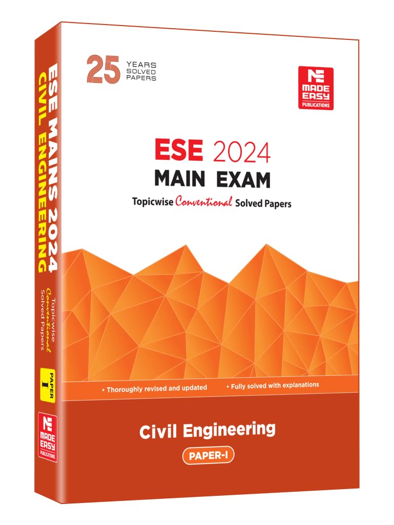 Ese 2024 Mains Examination: Civil Engineering Conventional Paper1