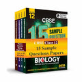 PW CBSE | Class 12 | 15 Sample Question Papers Physics, Chemistry, Biology & English Core Combo Set of 4 Books For 2025 Exam [Pa