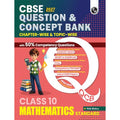 PW CBSE Question & Concept Bank (QCB) Class 10 Maths (Standard) Chapterwise and Topicwise Solved Questions By Ritik Mishra For
