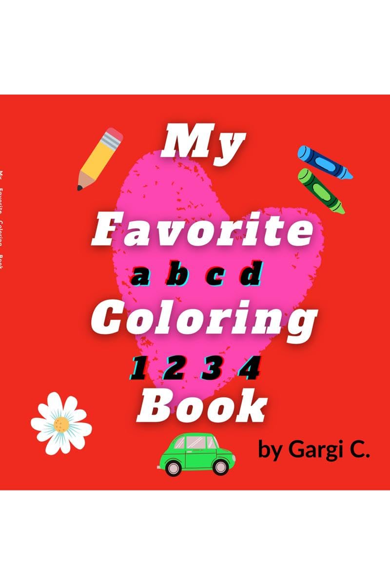 My Favorite Coloring Book : Learn With Fungargi C