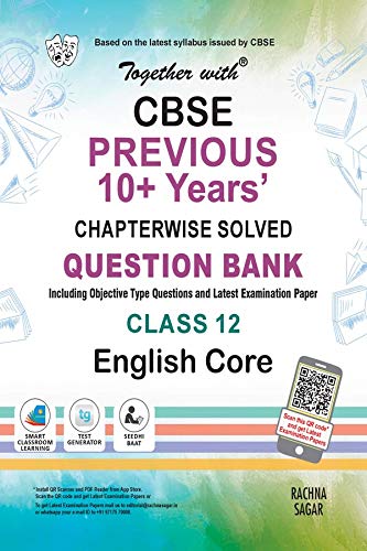 Together With English Core Cbse Previous 10+ Years Question Bank For Class 12
