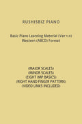 Basic Piano Learning Material (Ver 1.0)  Western (Abcd) Format: Rushisbiz Piano  Major Scales  Minor Scales  Eight Important