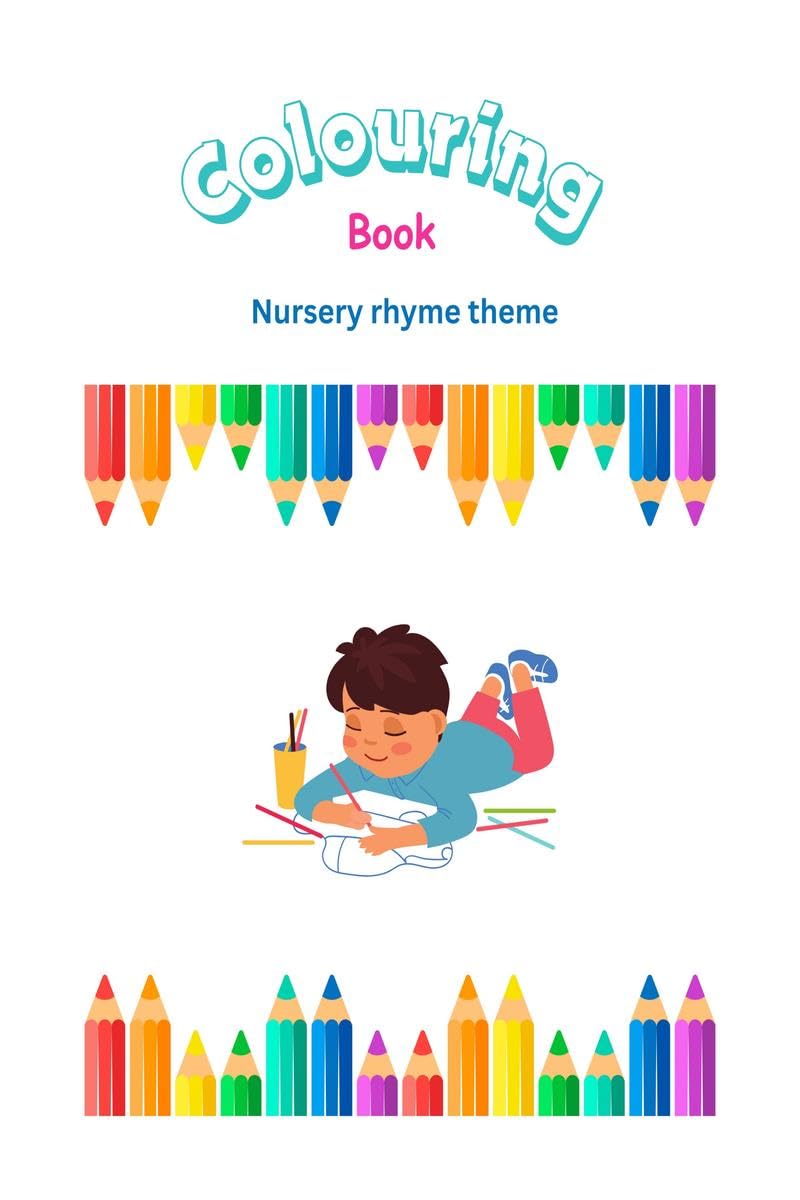 Colouring book Nursery Rhyme Theme