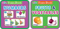 Foam Book Set of 2 Books (Numbers and Fruits & Vegetables)
