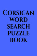 Corsican word search puzzle book