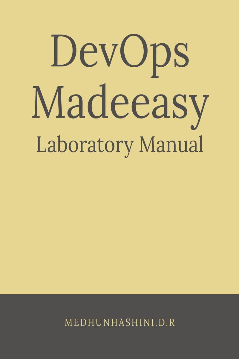 DevOps Madeeasy : Laboratory Manual