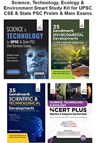 Science, Technology, Ecology & Environment Smart Study Kit For Upsc Cse & State Psc Prelim & Main Exams