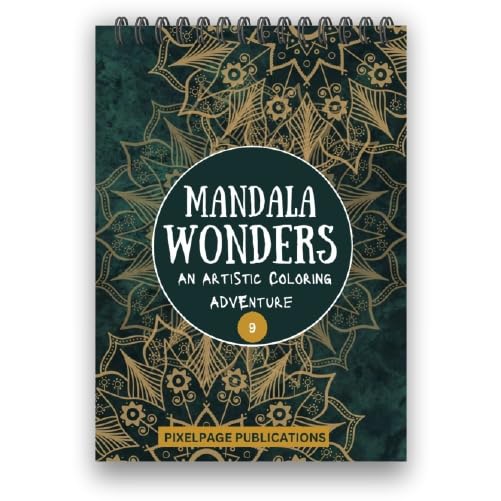 Mandala Wonders  An Artistic Colouring Adventure (A4 Size) (Mandala 09)