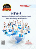 Neeraj Msw9 Community Organisation Management For Community Development  English Medium For M.A Ignou  Chapter Wise Help Boo
