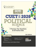 Disha Goto Guide For Cuet (Ug) 2026 Political Science With 7 Previous Year Questions & 10 Practice Sets 5Th Edition | Ncert Cove