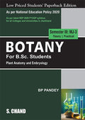 Botany For B.Sc. Students Semester III: MJ3 | Plant Anatomy and Embryology  NEP 2020 Jharkhand