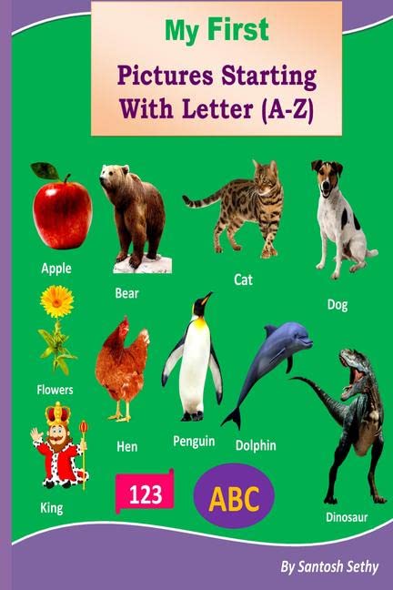 My First Pictures starting with letter AZ : for enhancing your children vocabulary power